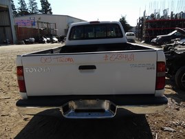 2000 Toyota Tacoma SR5 White Extended Cab 2.4L AT 2WD #Z23469